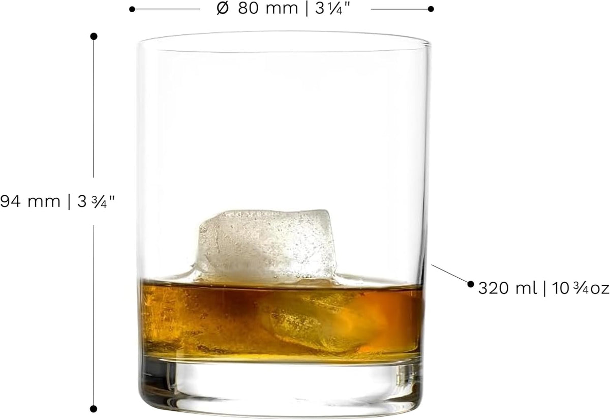 Whiskey Glas inkl. Wunschgravur | Hochwertiges Kristallglas, 320ml von Dreizack | Gravuren — Ansicht 7